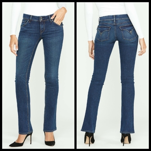 💕HUDSON💕 Beth Baby Boot Cut Triangle Flap Pocket - Picture 3 of 14